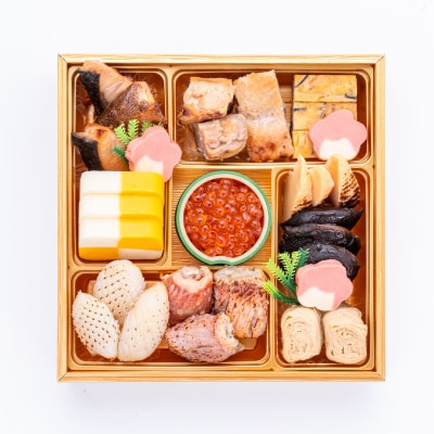 【早期限定寄附額】千賀屋おせち料理「にほんばれ」和風三段重 3人前 全34品 [035S10]