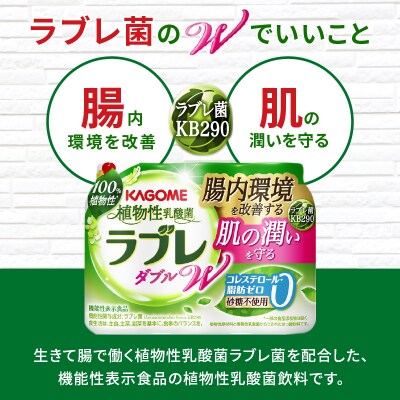 【2ヶ月に1回　計6回定期便】植物性乳酸菌ラブレW　プレーン36本(計216本)[052S04-T]