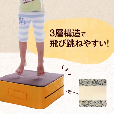 ジャンピングクッション (4)ハードタイプ×グリーン[023M13-4]