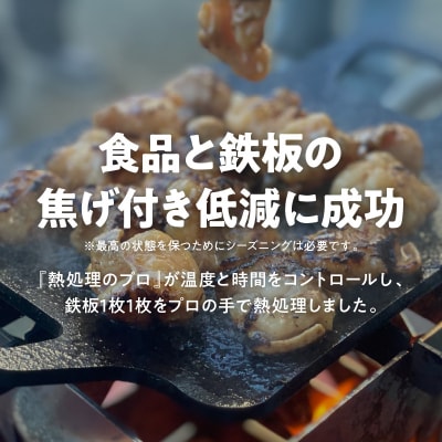 キャンプ、BBQ用鉄板『究極のグリルプレート』[093S04]