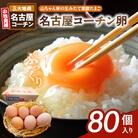 【山ちゃん家の生みたて葉酸たまご】名古屋コーチン卵(80個入り)[132Y03]