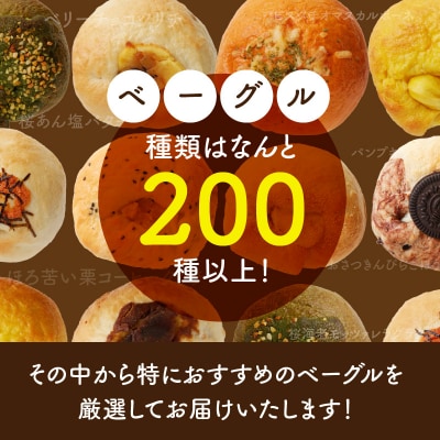 ベーグル専門店pan de pan 888のおまかせベーグルセット(10個入り)[144P01]