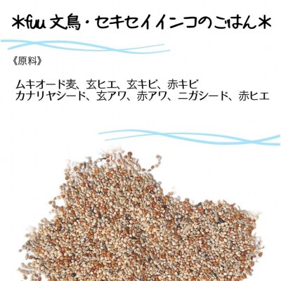 fuu 文鳥・セキセイインコのごはん(400g)　[145S44]