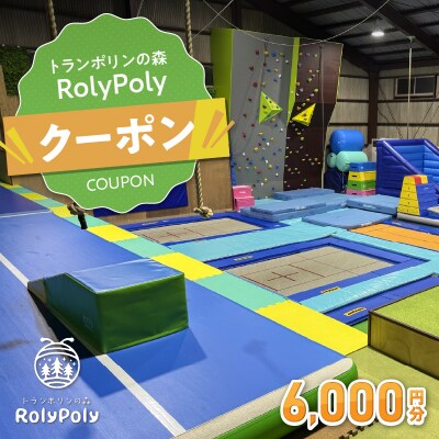 『トランポリンの森 RolyPoly』で使えるクーポン(6,000円)　[152T05]