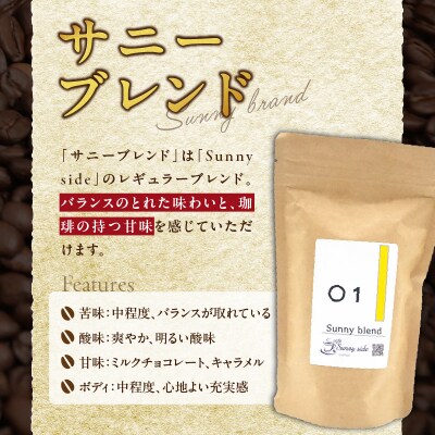自家焙煎珈琲サニーブレンド(100g)(中挽き)　[137S02-02]