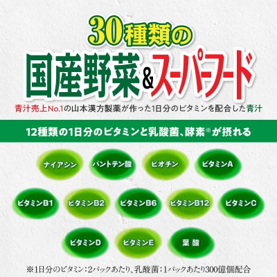 【2ヶ月に1度、3回送付定期便】国産有機大麦若葉&30種の野菜　[027Y30-T]