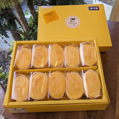 蒸焼チーズ 10個入 チーズケーキ 冷凍 愛知県 小牧市 アンプチベアやぐま[120A06]