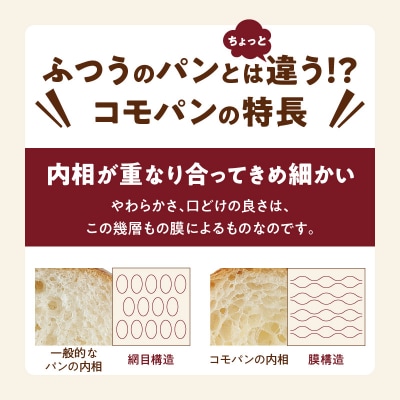 【5ヶ月定期便】コモパン おいしさ長持ち定期便(計101個) 非常食・保存食にも[014K11-T]