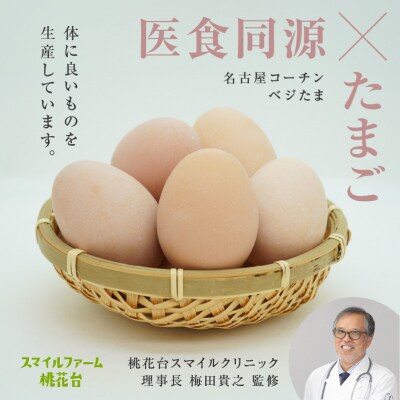 【医師監修】野菜を食べて育った平飼いの卵「名古屋コーチン ベジたま」(30個入り)　[154T01]