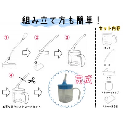 誤嚥予防用コップ 「誤嚥無門」　[030M25]