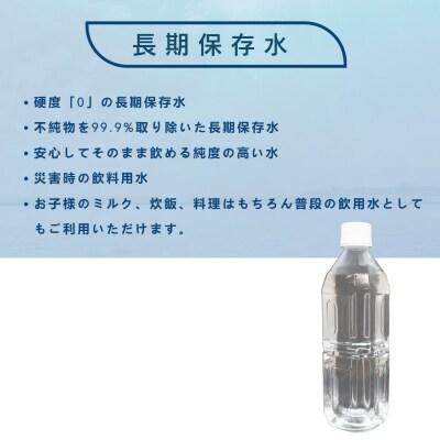 安心・安全　国産長期保存水　～体にやさしい軟水～ [166I01]