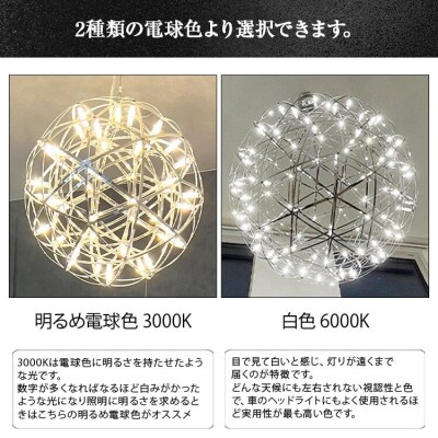 LEDペンダントライト60cm 超大型ジュピター でんらい P034 電球色[172C01-01]