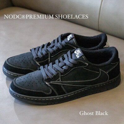 NODC PREMIUM SHOELACES(120-Ghost Black)[173N07-07]