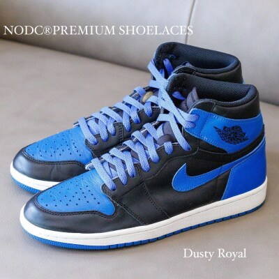 NODC PREMIUM SHOELACES(160-Dusty Royal)[173N07-40]