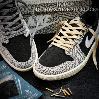 NODC HOLLOW STONE SHOELACES (140-ベージュ)[173N18-13]