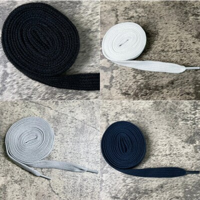 NODC Wide Cotton SHOELACES (160cm ブラック)[173N22-09]