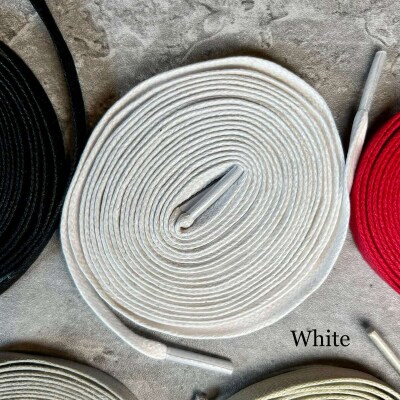 NODC WAX SHOELACES (140cm ホワイト) [173N26-12]
