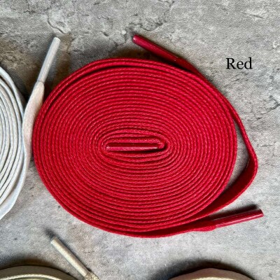 NODC WAX SHOELACES (140cm レッド) [173N26-17]