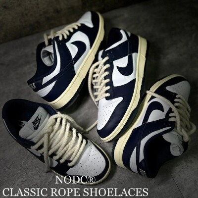 NODC CLASSIC ROPE SHOELACES(120cmクリーム)[173N28-02]