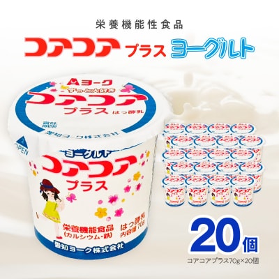 愛知ヨーク コアコアプラスヨーグルト 20個入 (栄養機能性食品)[108A08]