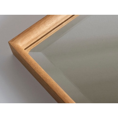 【HOFF&Co.】壁かけミラー　鏡 ナラ インテリア[183H01]