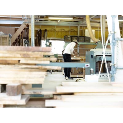 【HOFF&Co.】リビングチェア　椅子 一人掛け 無垢材 本革 クッション[183H04]