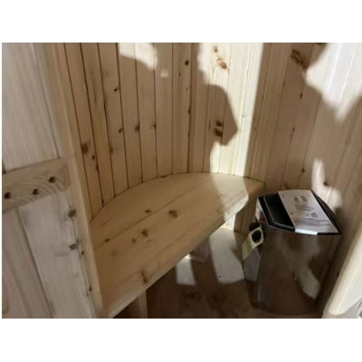 家庭用フィンランド式バレルサウナ「俺の蒸樽 」※申込前に要連絡※ ヒノキ 檜 樽型[163Y01]