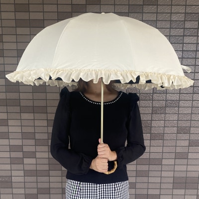 フラワーアンブレラ　UVカット花傘　紫外線99.9%カット晴雨兼用[089D05]