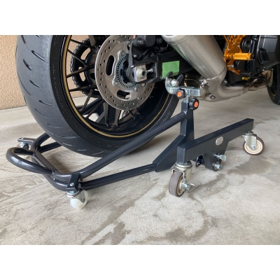 理想のバイクスタンド ガレージREVO STDショートスタンド 色:ブラック[184M02-02]