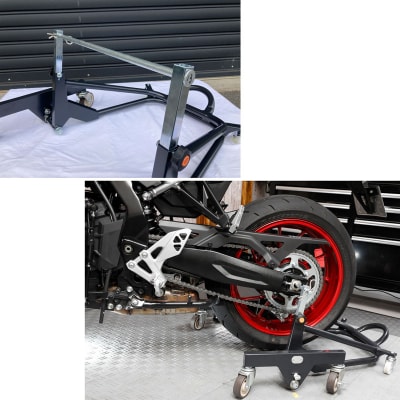 理想のバイクスタンド ガレージREVO STDショートスタンド 色:ブラック[184M02-02]