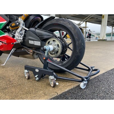 ガレージREVO Ducati極太貫通ショートタイプ 色:ブラック[184M03-02]