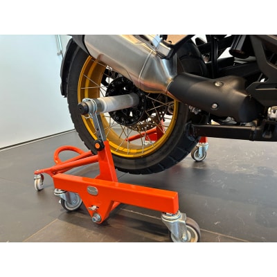 バイクスタンド ガレージREVO BMW極太貫通ショートタイプ 色:ホワイト[184M04-04]
