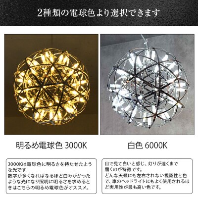 屋外対応の輝くLEDシャンデリア|WPP035 電球色[172C07-01]