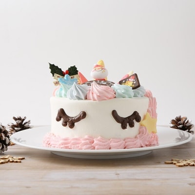 【いちごのクリスマスケーキ】日時指定可 クリスマス ユニコーンケーキ　[125L07]