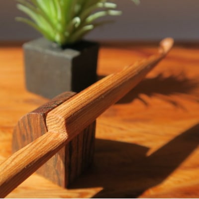 木製耳かき 屋久杉材(上杢) [195S24]