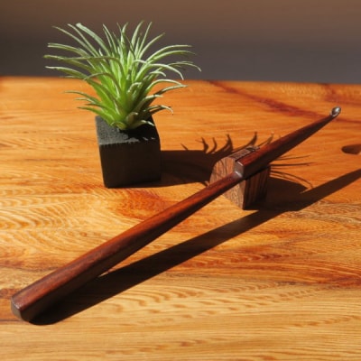 木製耳かき 紫檀(シタン)材 [195S25]