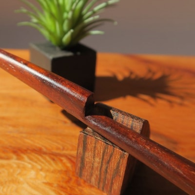 木製耳かき 紫檀(シタン)材 [195S25]