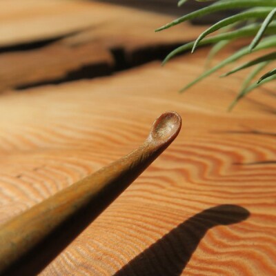 木製耳かき パロサント材 [195S26]