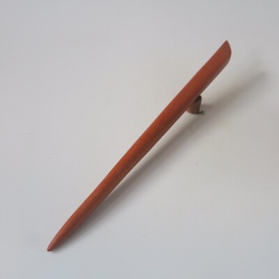 木製かんざし リーフ型 標準サイズ (チャクテビガ) [195S28-04]