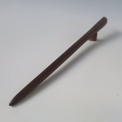 木製かんざし リーフ型 ロングタイプ (紫檀) [195S29-01]