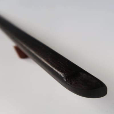 木製かんざし リーフ型 ロングタイプ (黒檀) [195S29-02]