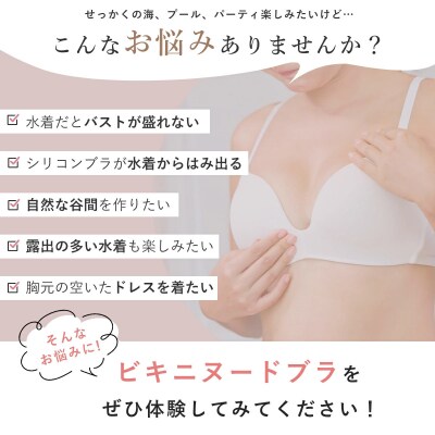 水着 ドレス 専用「ビキニヌードブラ」 [173N58]