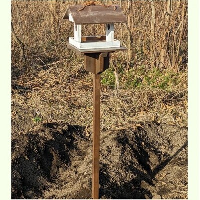 バードフィーダー　据え付け用天板&杭(オプションのみ)[161P21]