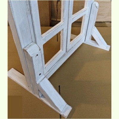 フェイク窓のオブジェ　本体と自立固定用スタンドのセット(本体とオプションのセット)[161P26]