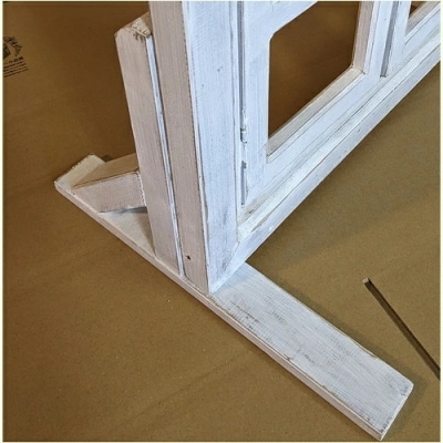 フェイク窓のオブジェ　本体と自立固定用スタンドのセット(本体とオプションのセット)[161P26]