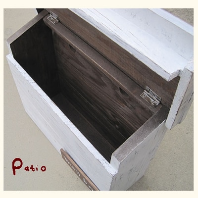 エイジングアンティーク調 郵便ポスト メールボックス 郵便受け 置型 壁掛け[161P27]