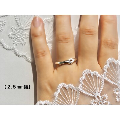 SV連理木リング〈2.5mm幅〉(12号)[016K29-02]