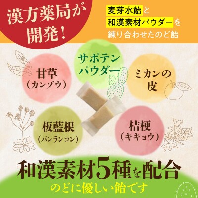 和漢サボテンのど飴　1袋　[103S12]