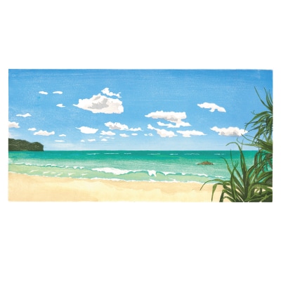 版画「沖縄の海」[201M04]