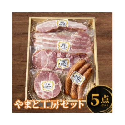 <工場直送>ハムギフト5点詰合せ　[210Y04]